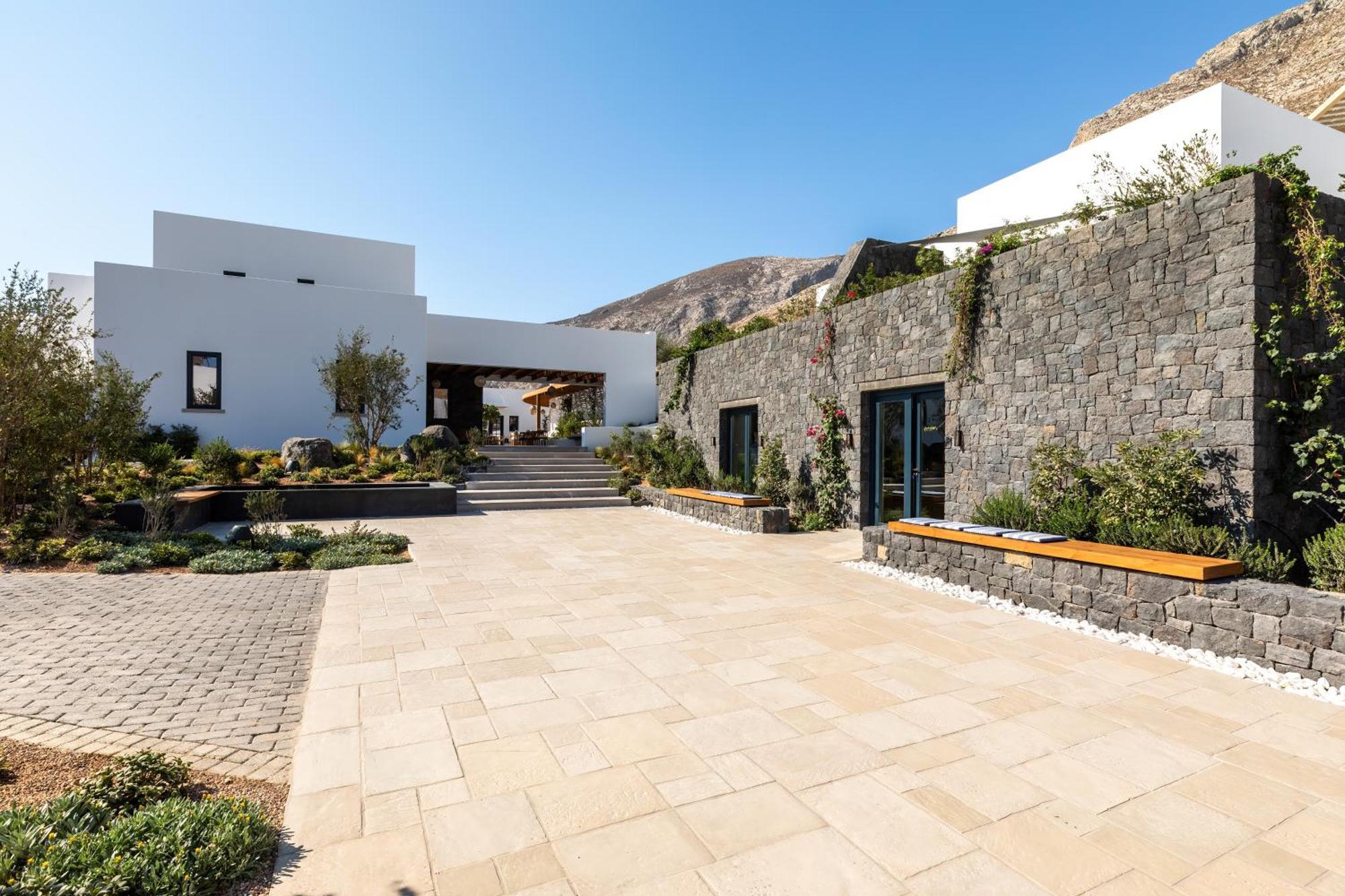 Sandblu Resort Kamari  Bagian luar foto