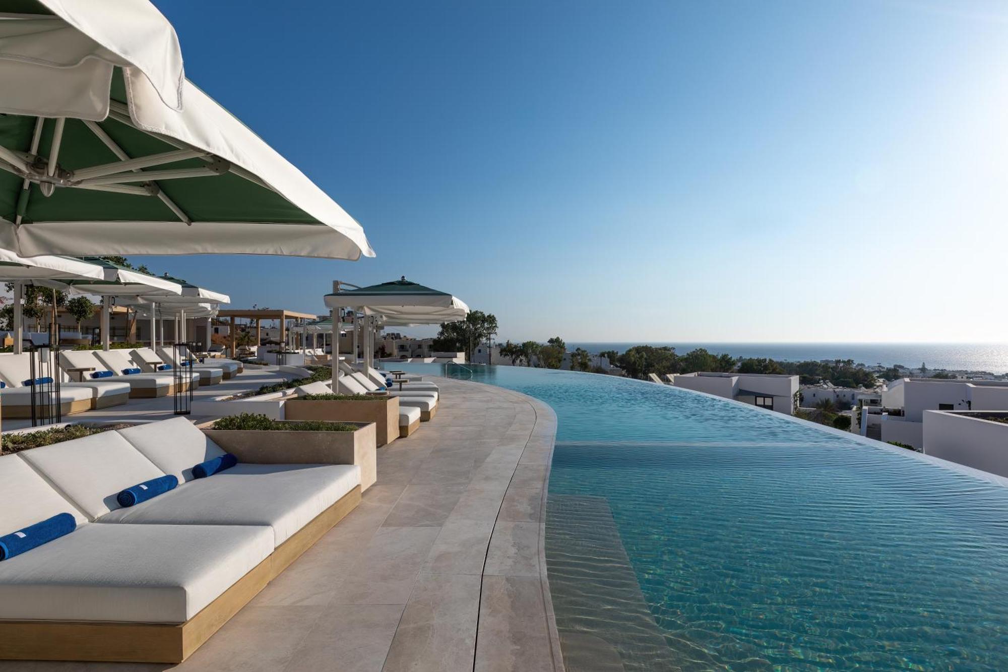 Sandblu Resort Kamari  Bagian luar foto