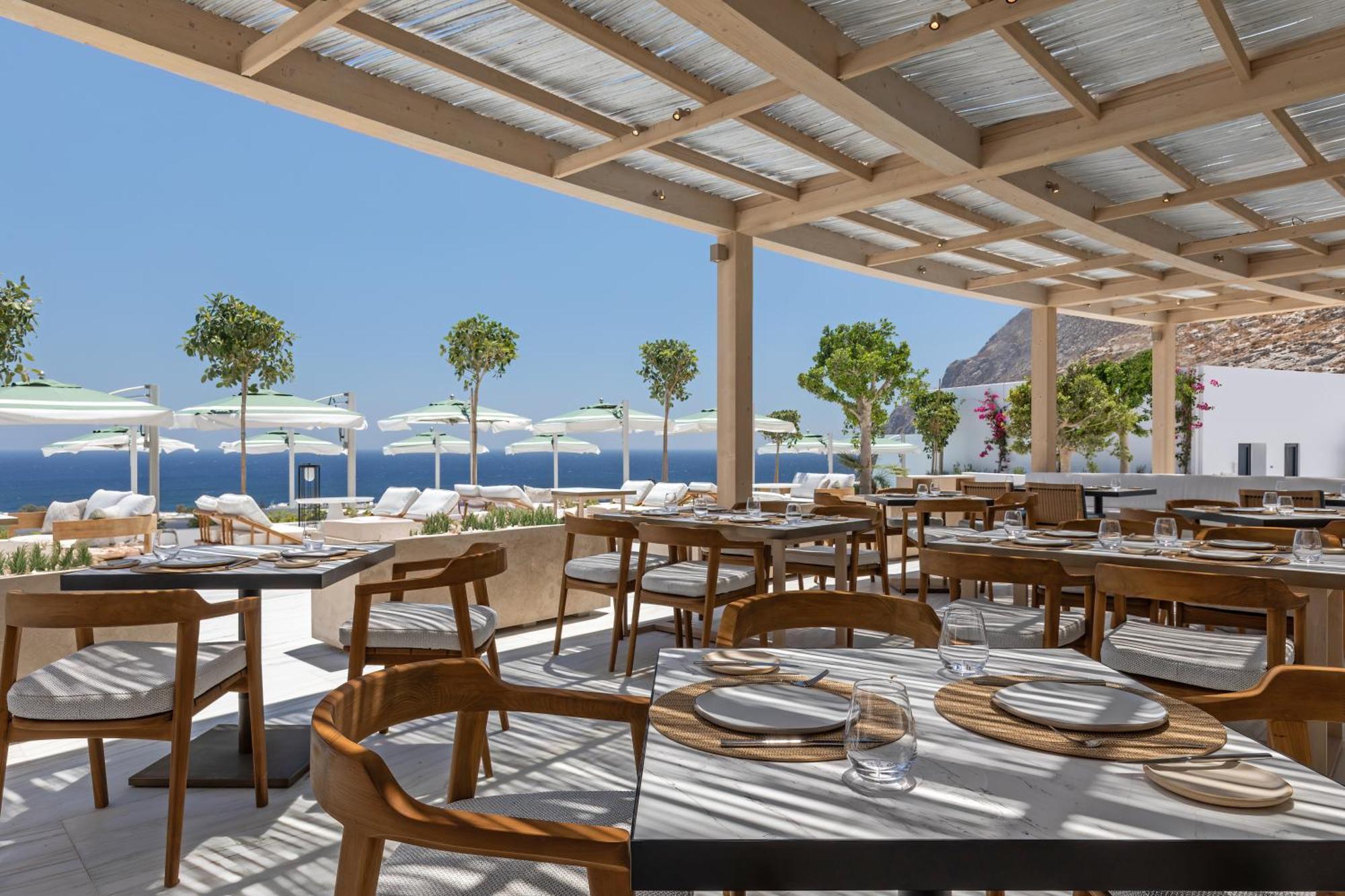 Sandblu Resort Kamari  Bagian luar foto