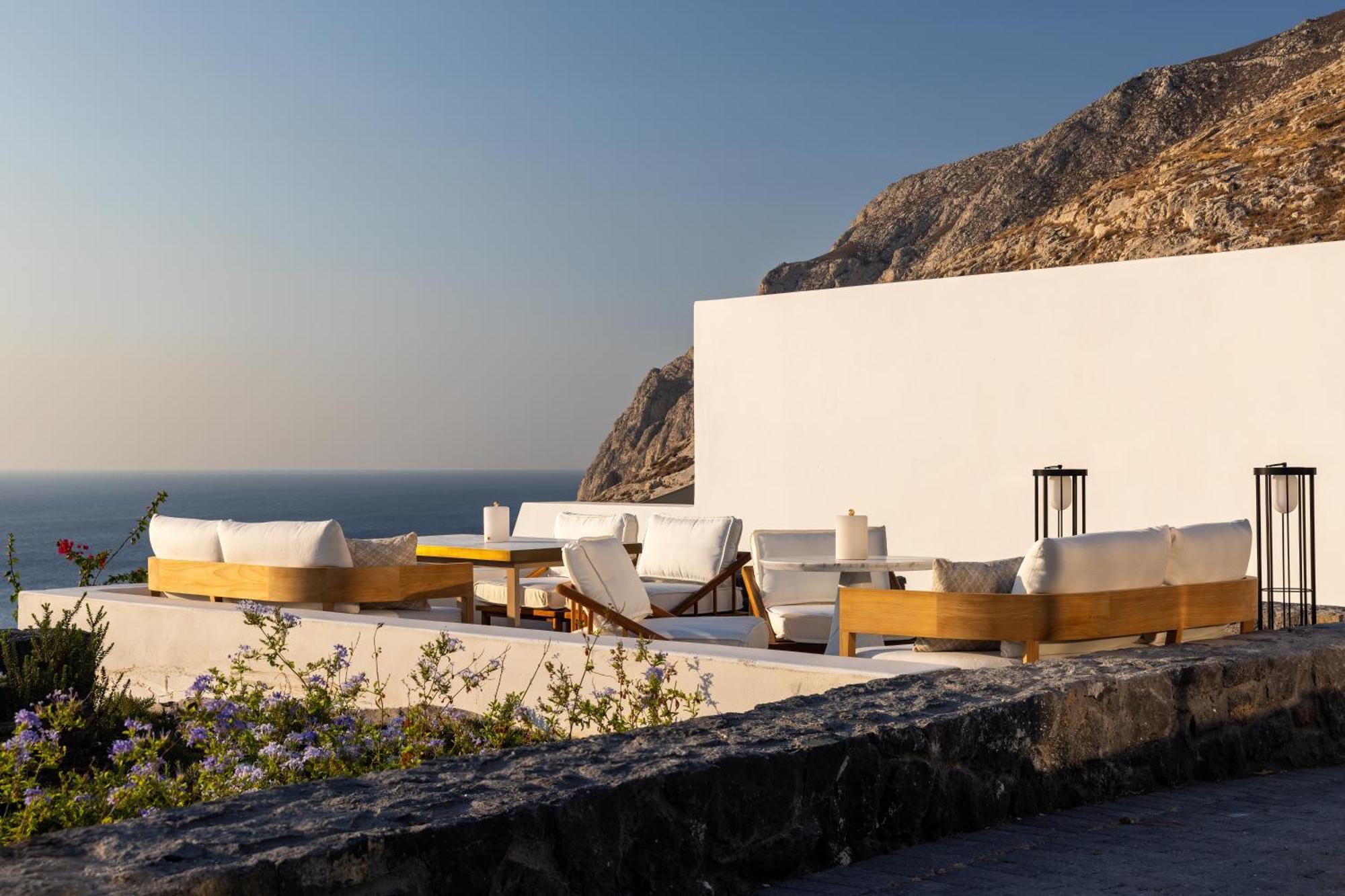 Sandblu Resort Kamari  Bagian luar foto