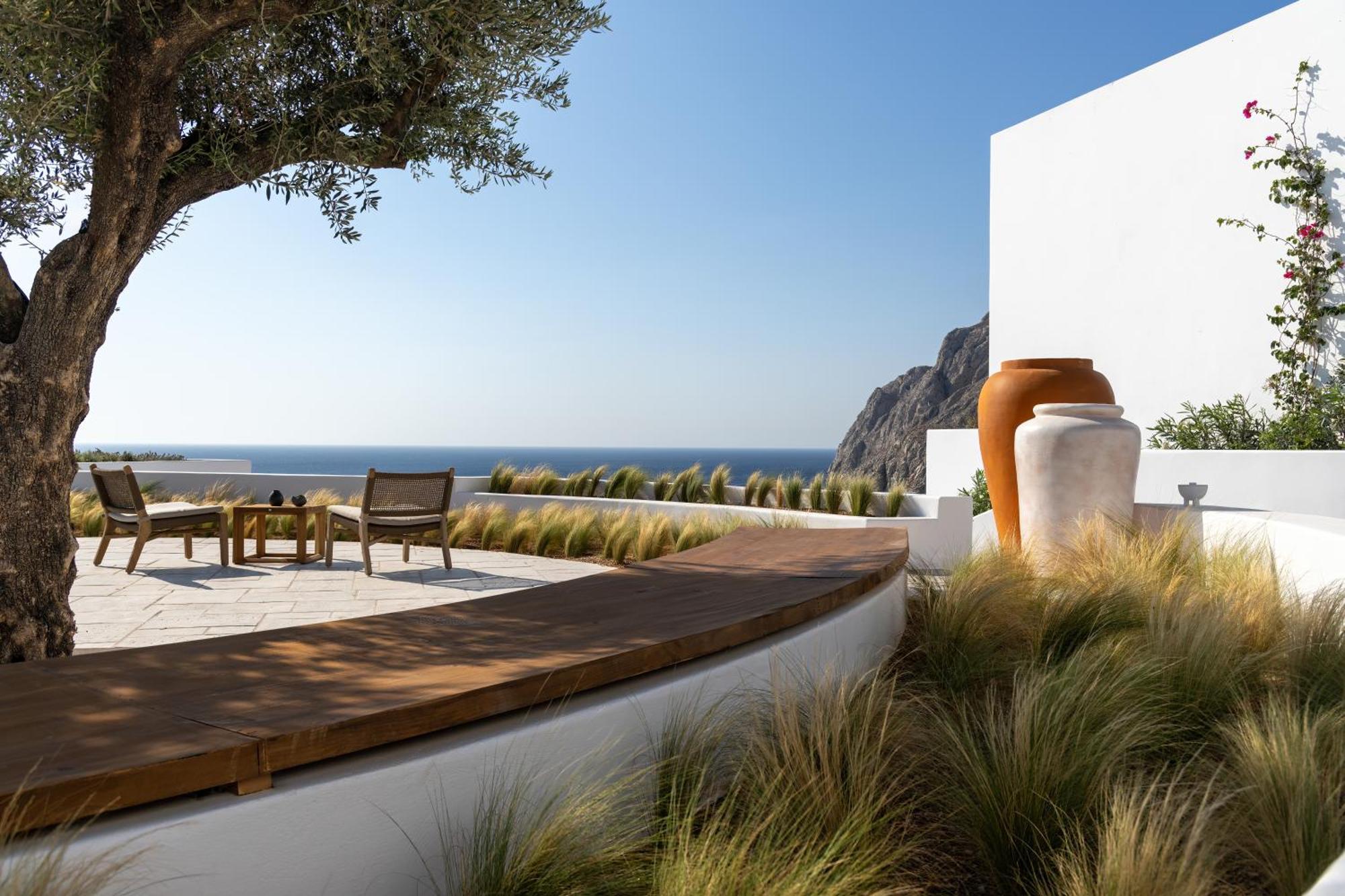 Sandblu Resort Kamari  Bagian luar foto
