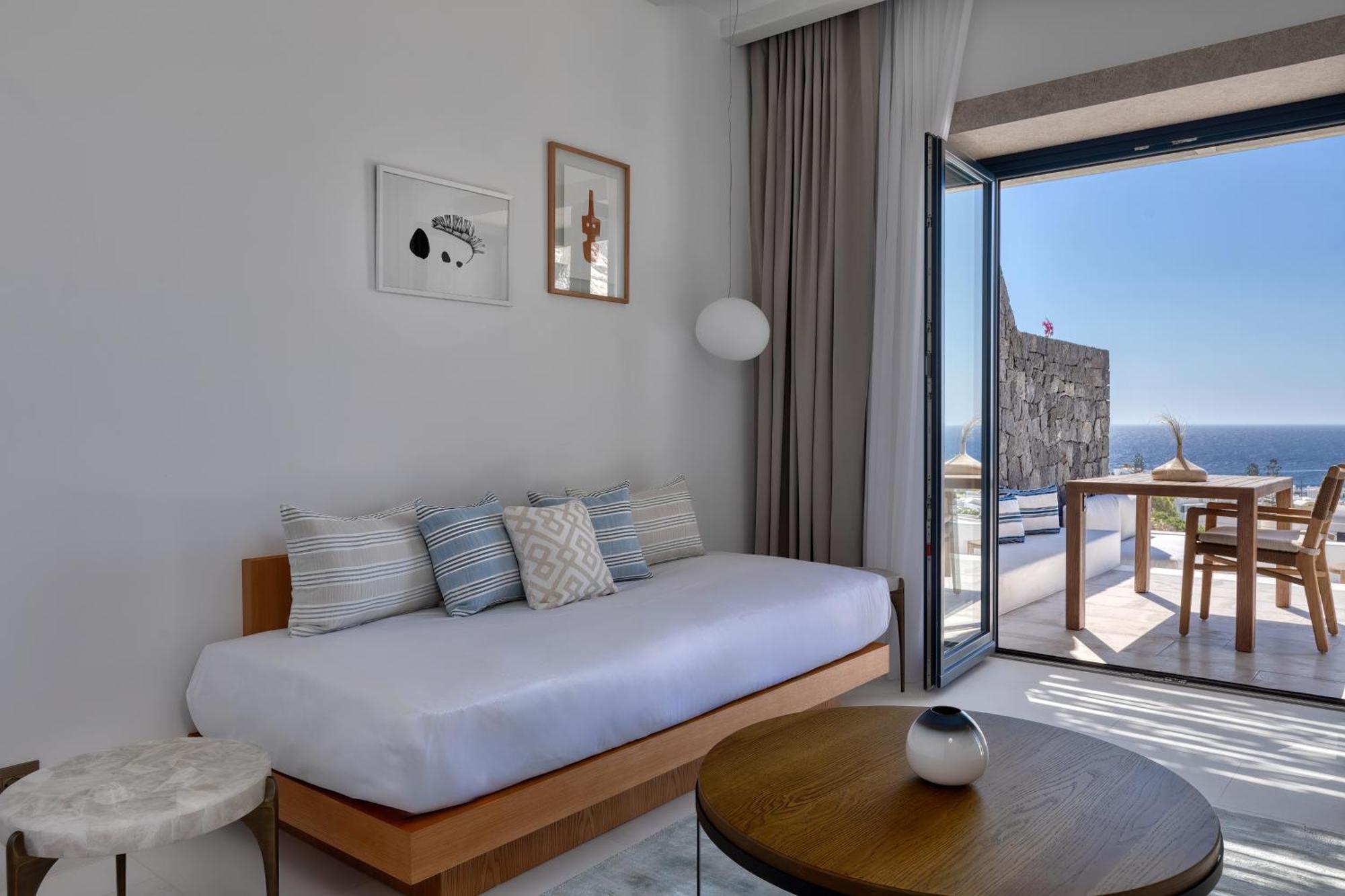 Sandblu Resort Kamari  Bagian luar foto