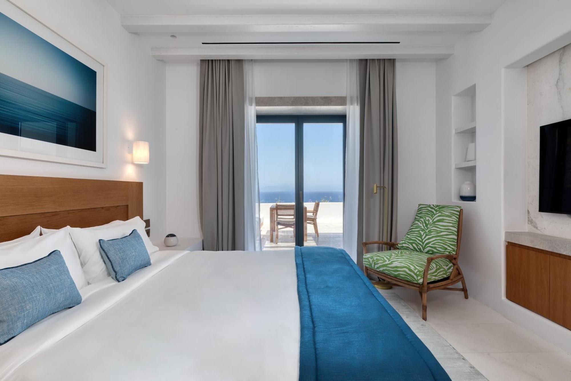 Sandblu Resort Kamari  Bagian luar foto