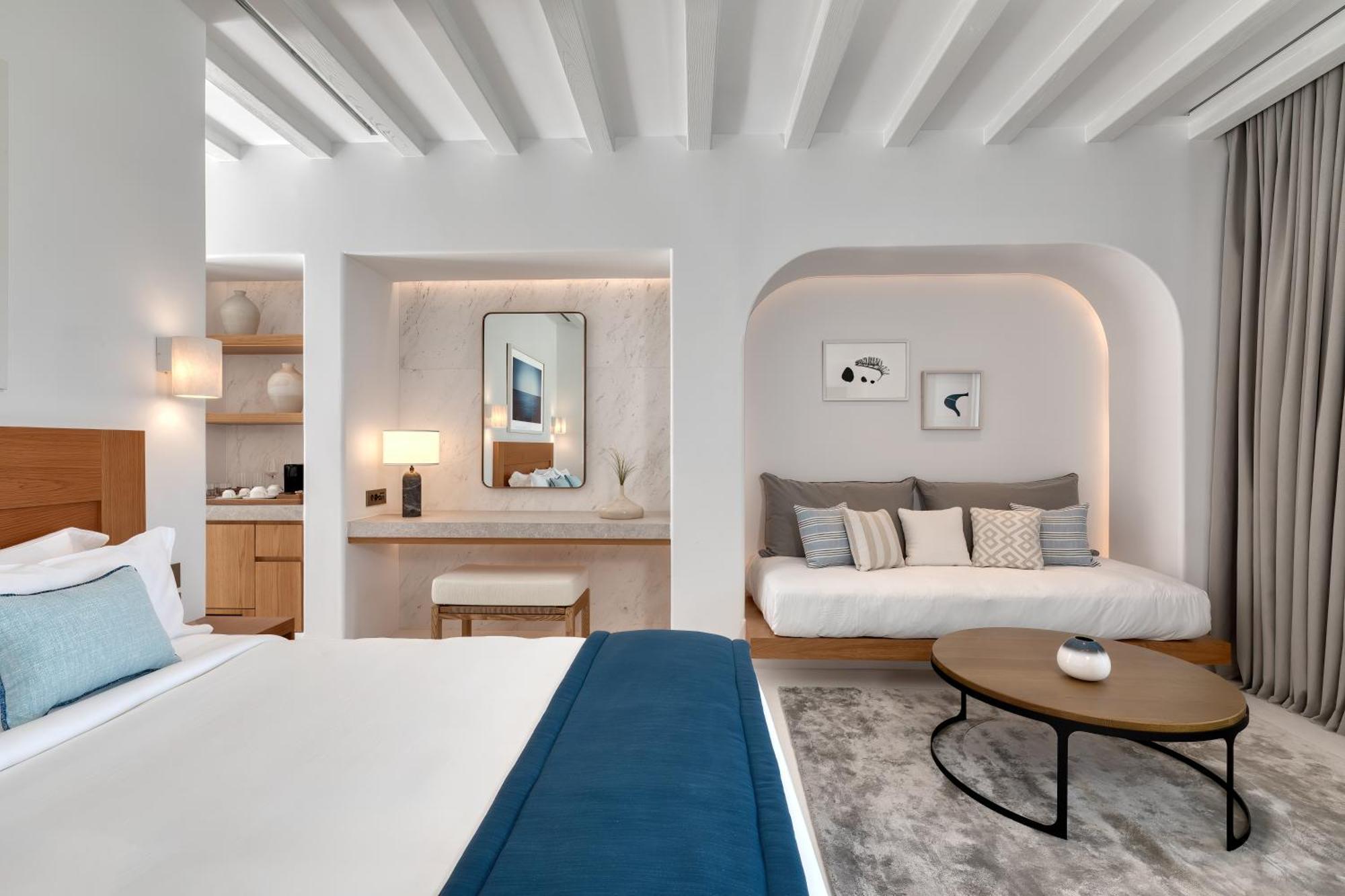 Sandblu Resort Kamari  Bagian luar foto