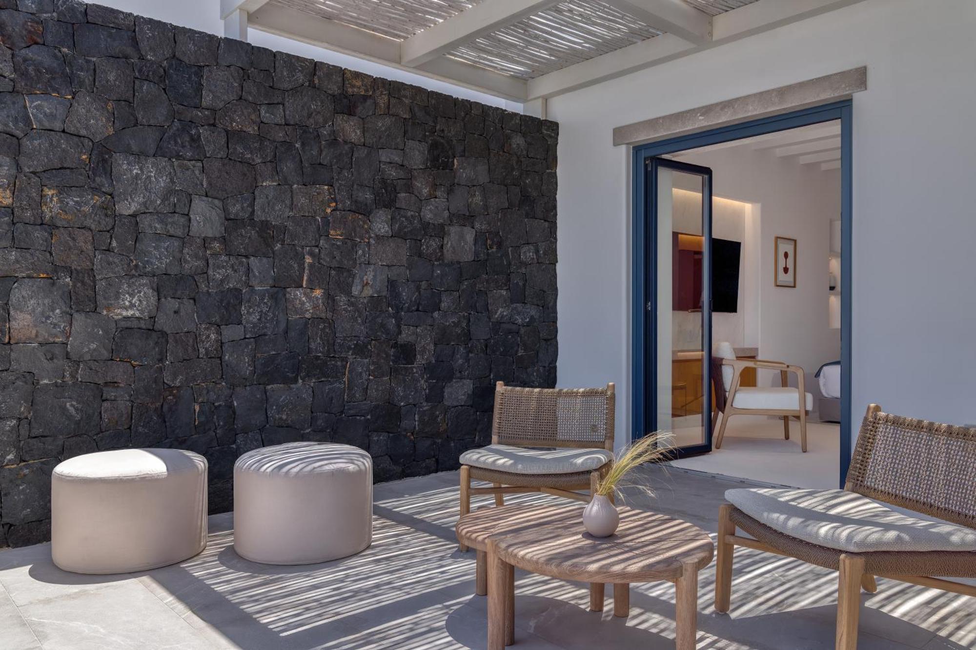 Sandblu Resort Kamari  Bagian luar foto