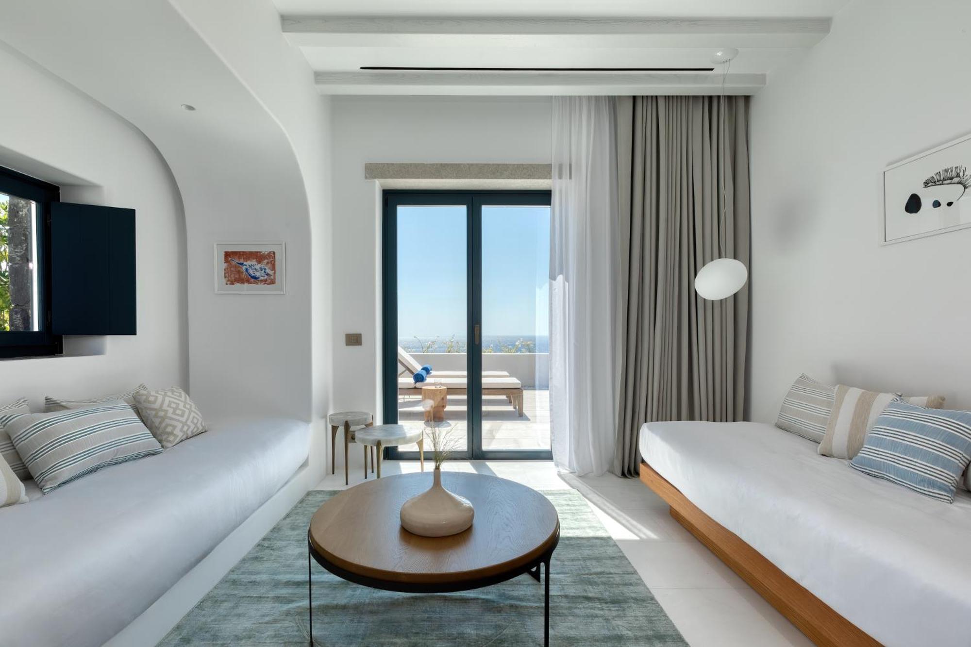 Sandblu Resort Kamari  Bagian luar foto