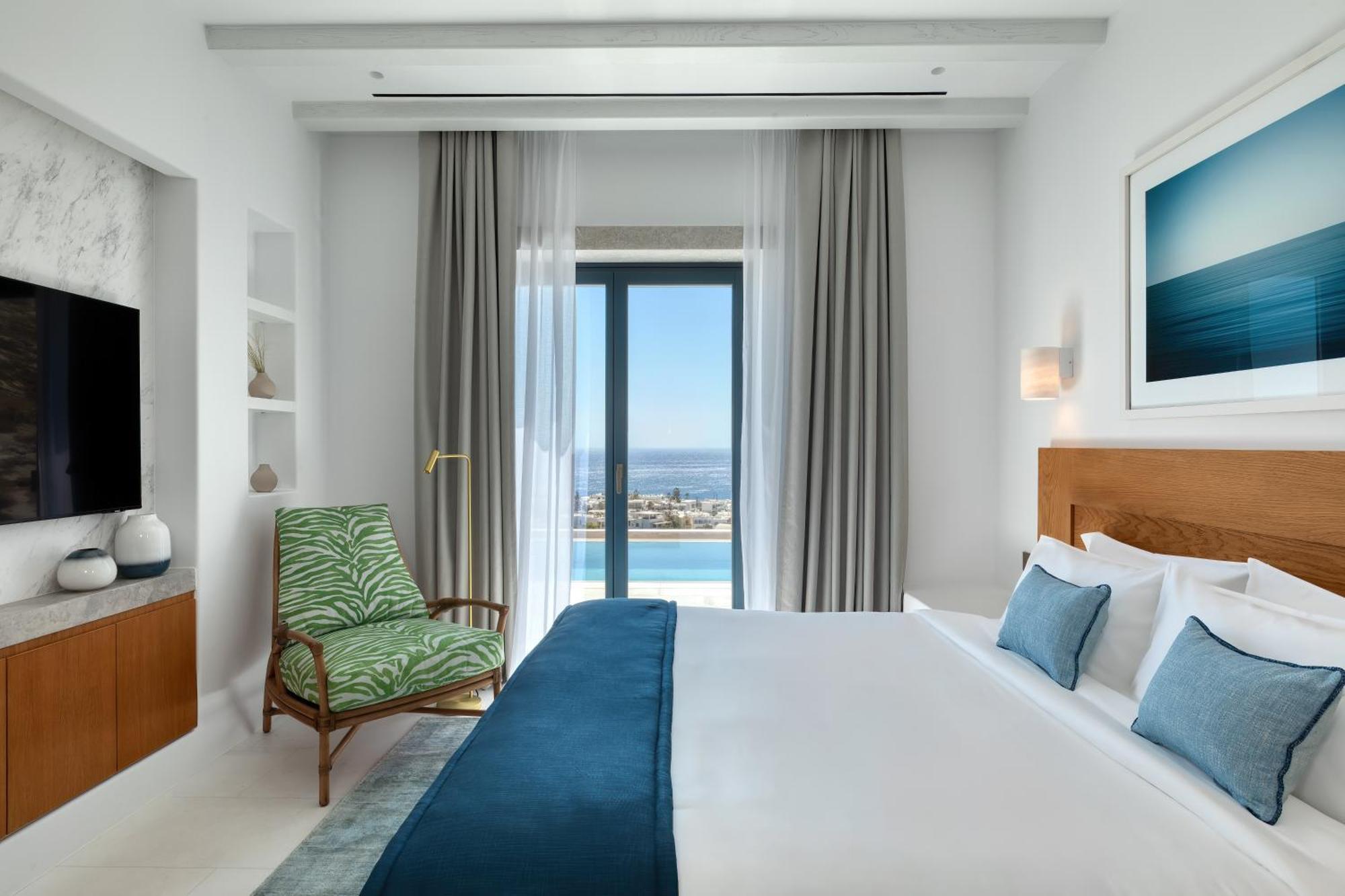 Sandblu Resort Kamari  Bagian luar foto