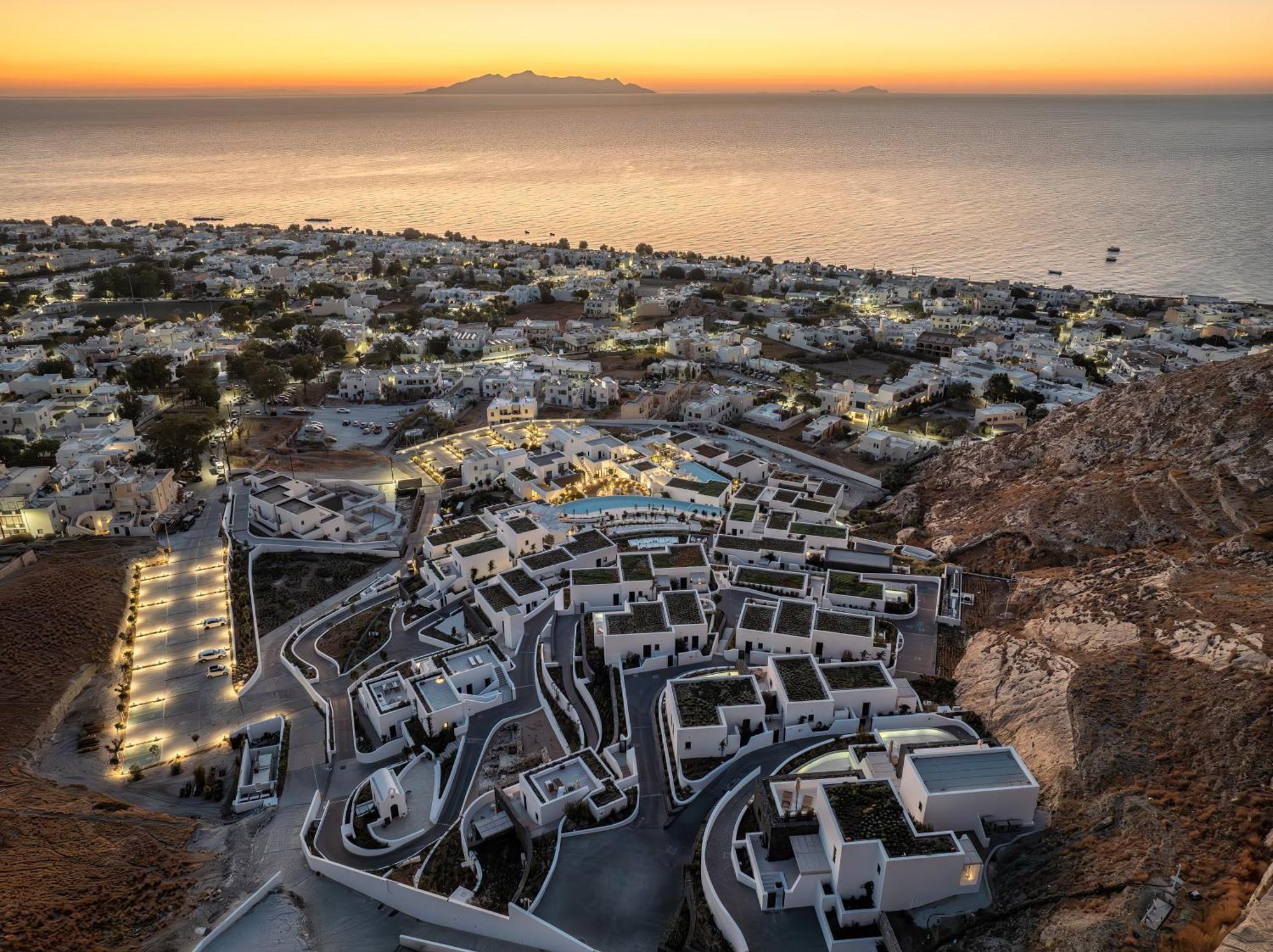 Sandblu Resort Kamari  Bagian luar foto