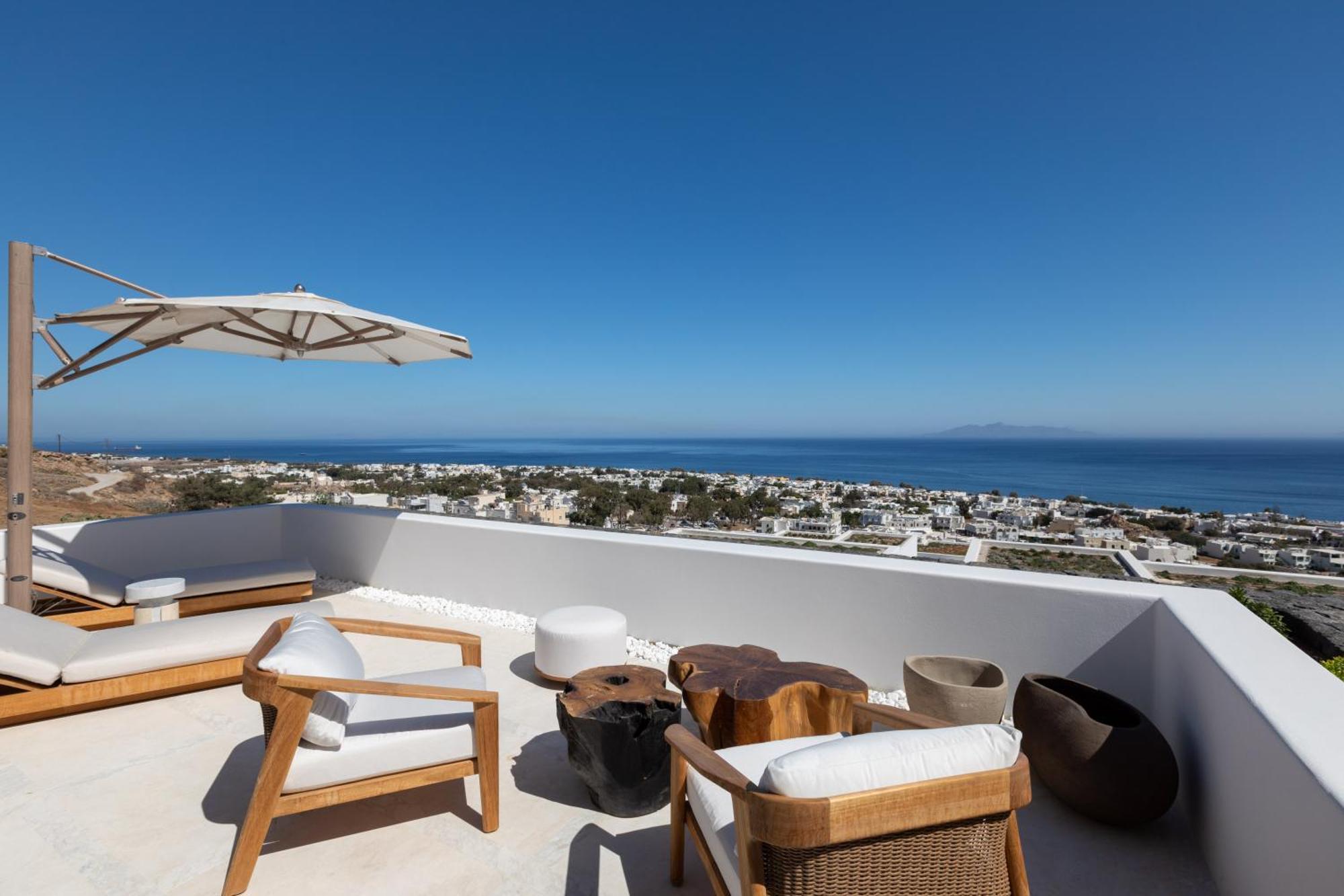 Sandblu Resort Kamari  Bagian luar foto