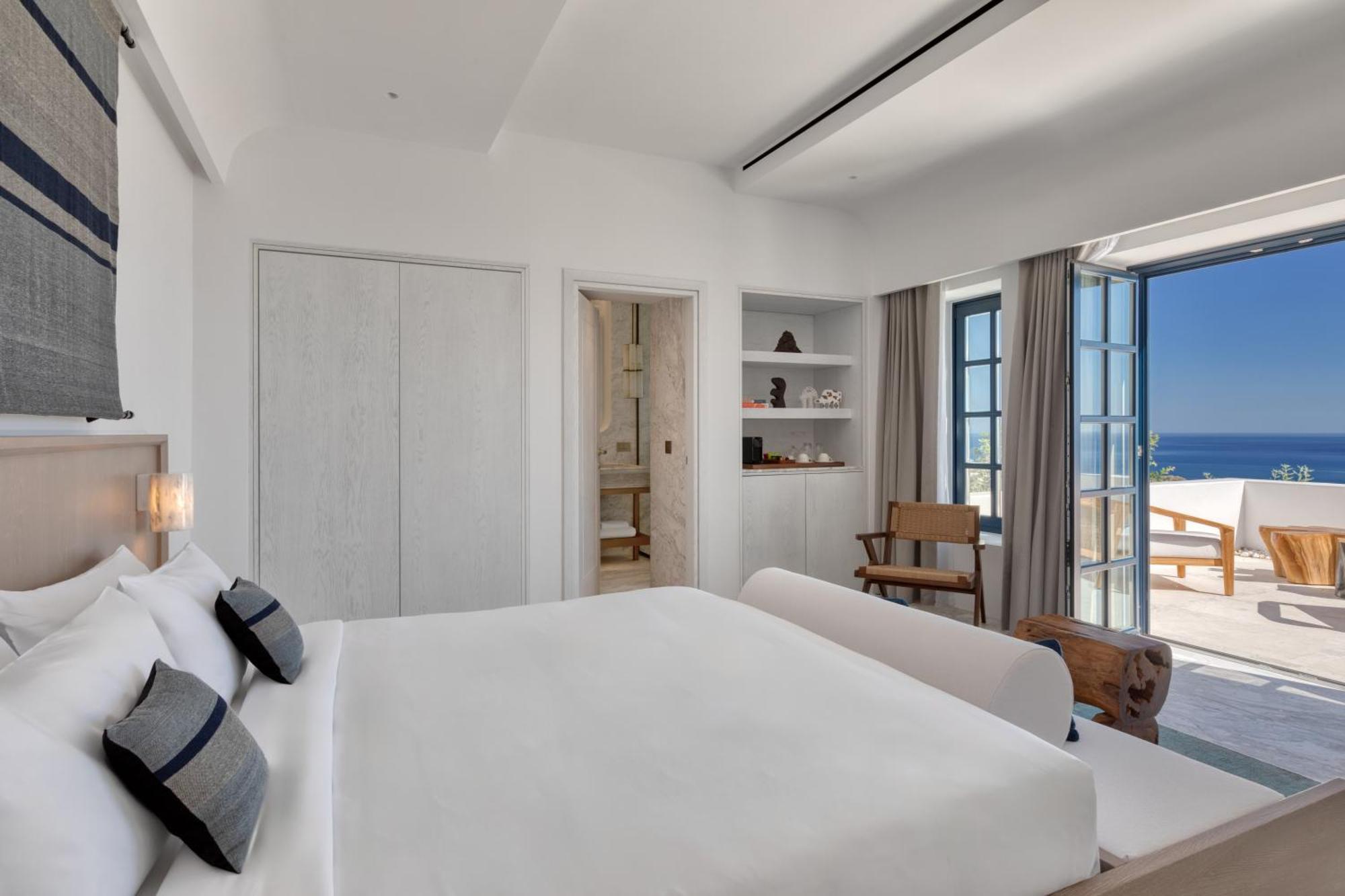 Sandblu Resort Kamari  Bagian luar foto