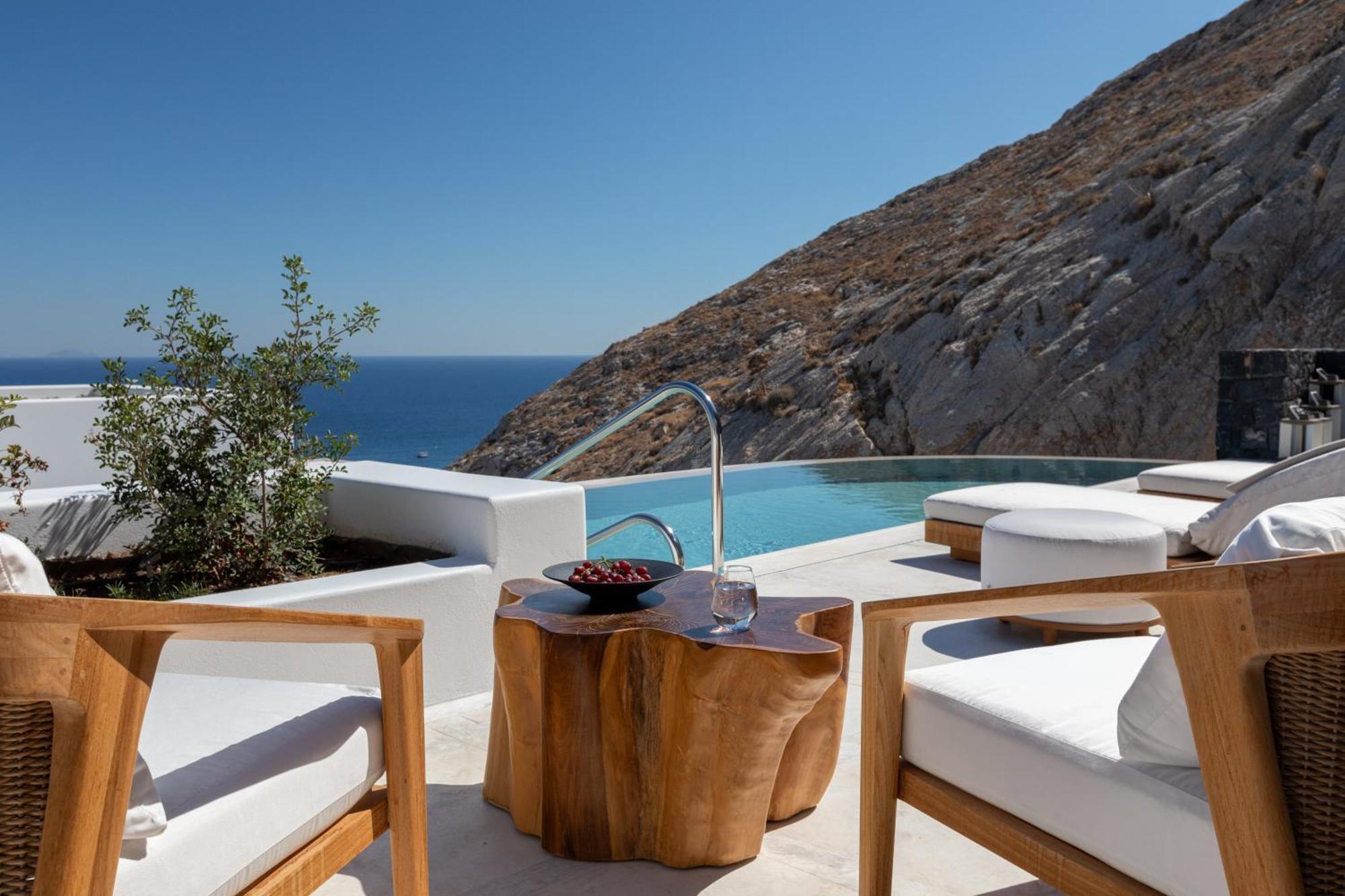 Sandblu Resort Kamari  Bagian luar foto